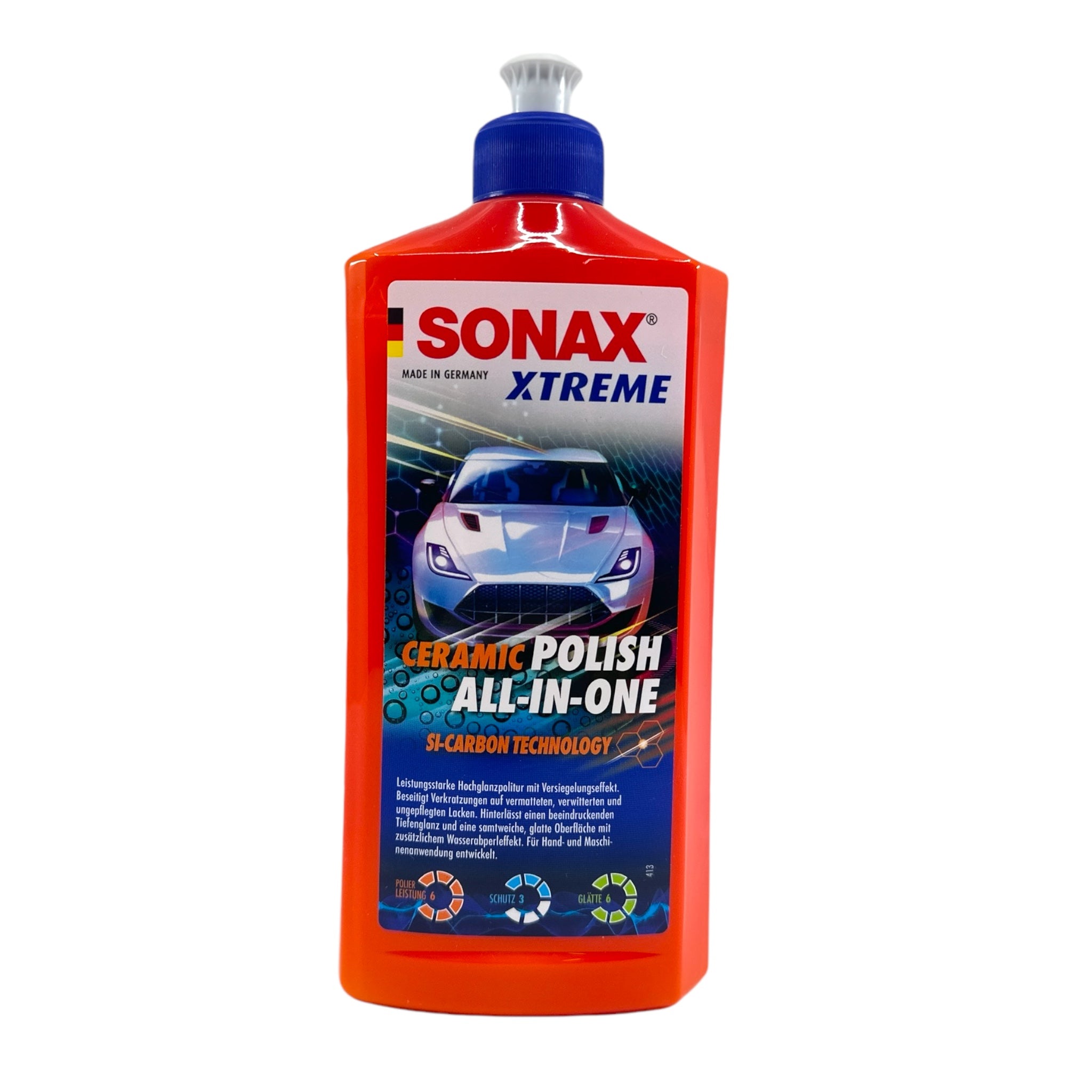 SONAX XTREME Ceramic Sprayverzegeling (750ml) bedekt de lak met een beschermende barrière, beschermt tegen vuil en insecten. De keramische afdichting voor de auto, transparant, Art-nr. 02574000 SONAX XTREME Ceramic Sprayverzegeling (750ml) bedekt de lak met een beschermende barrière, beschermt tegen vuil en insecten. De keramische afdichting voor de auto, transparant, Art-nr. 02574000