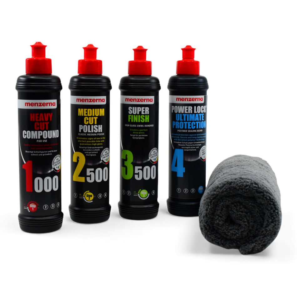 Menzerna Autopolitur Set 1000,2500,3500,4