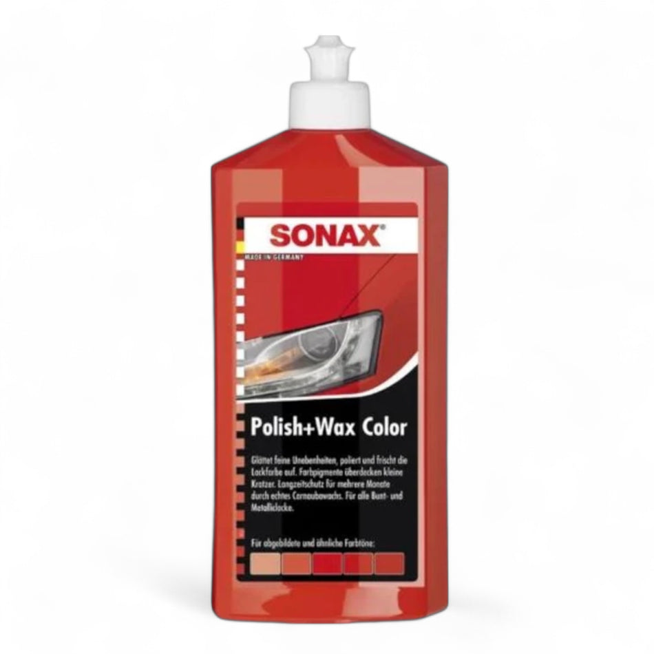 SONAX Polish+Wax Color rot 500ml