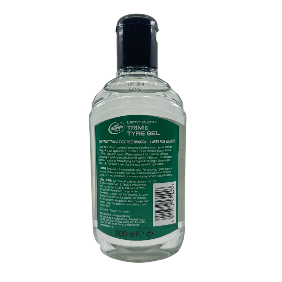 Turtle Wax Wet'n Black Reifenglanz Gel 300ml