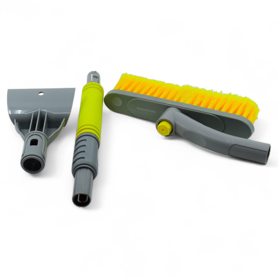 InnovaGoods Eiskratzer & Schneeschieber 3 in 1 Teleskop