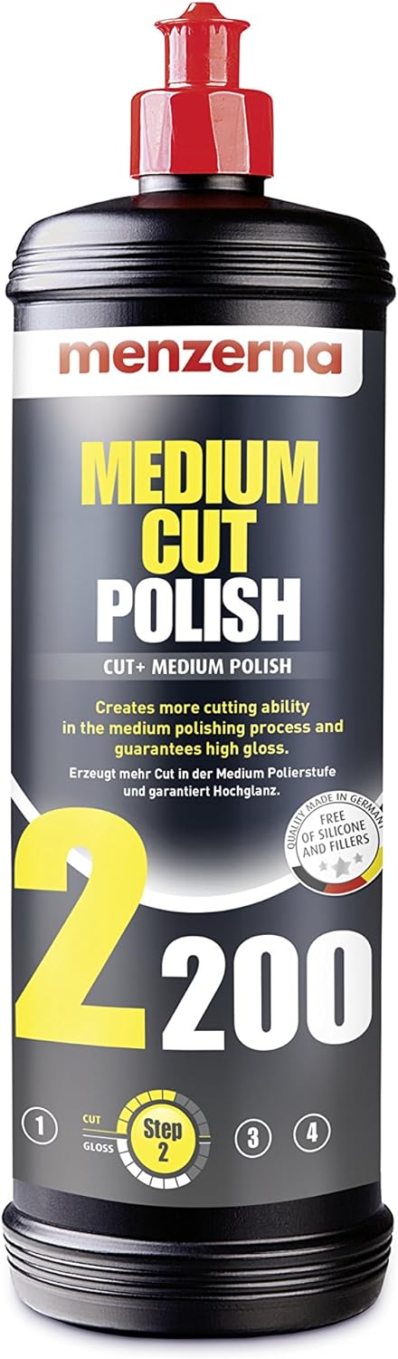 Menzerna Vernis pour voiture Medium Cut Polish 2200, 250 ml