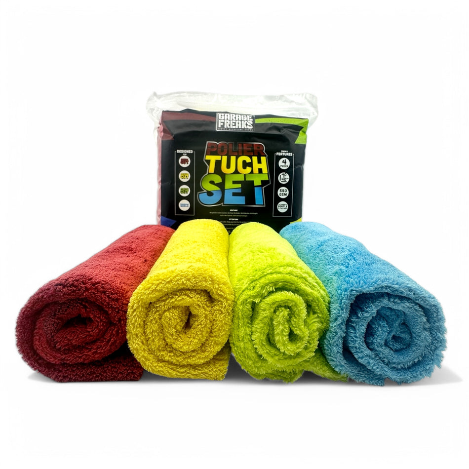 Garage Freaks Mikrofaser Poliertuch-Set 40x40cm 550GSM