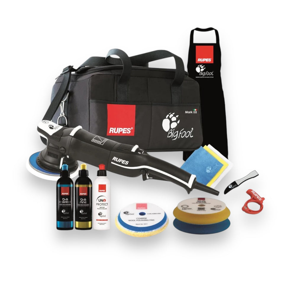 Rupes Exzenter Poliermaschine LHR21 Mark III Luxus Kit D-A Polierset