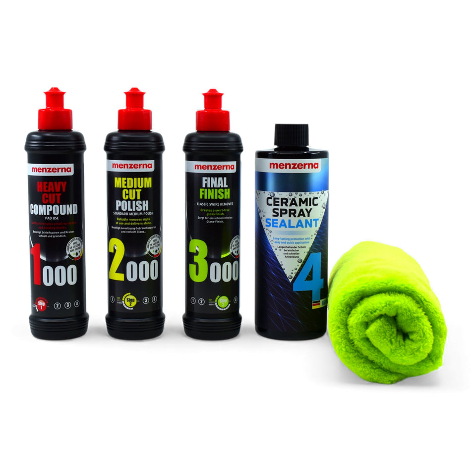 Menzerna 4-Schritt-System Set