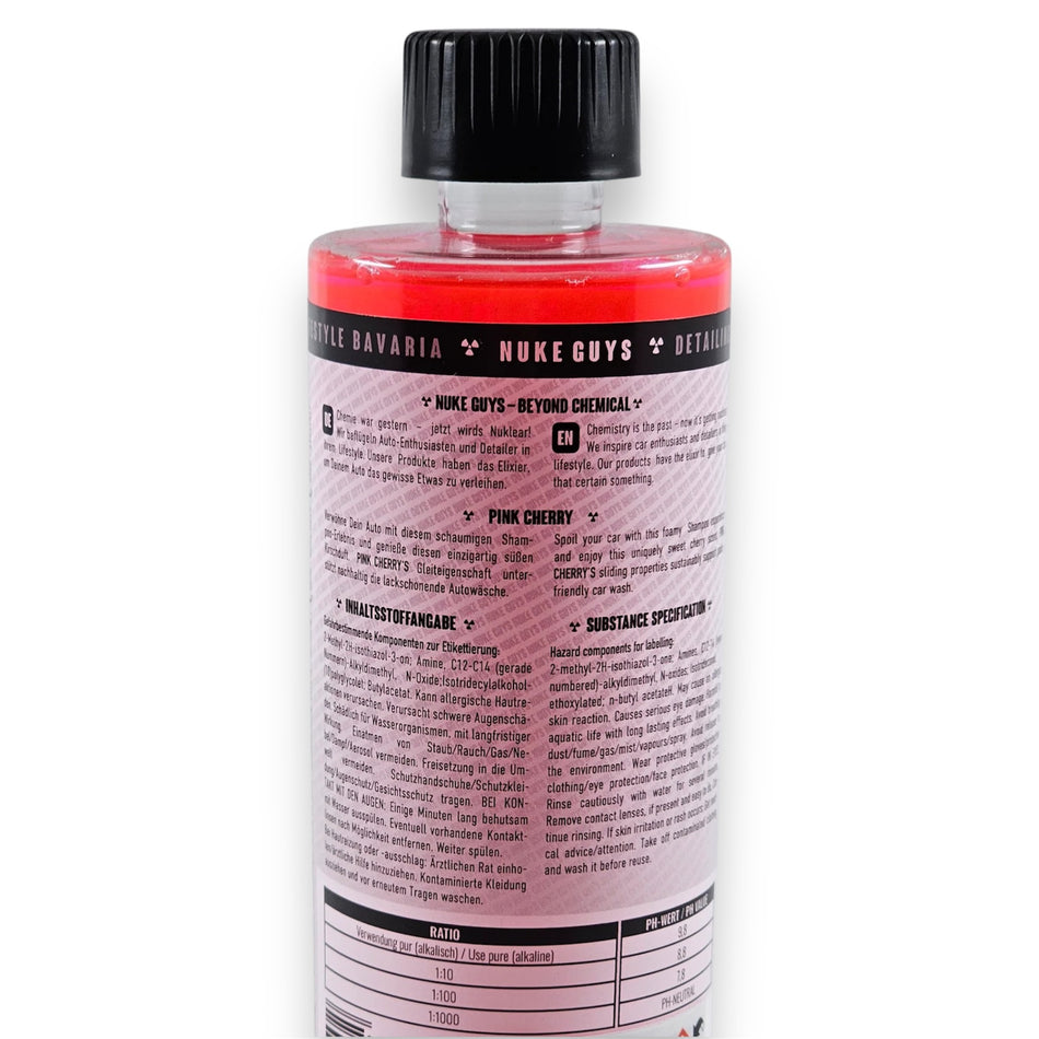 Nuke Guys Shampoing pour voiture Cerise rose 500 ml