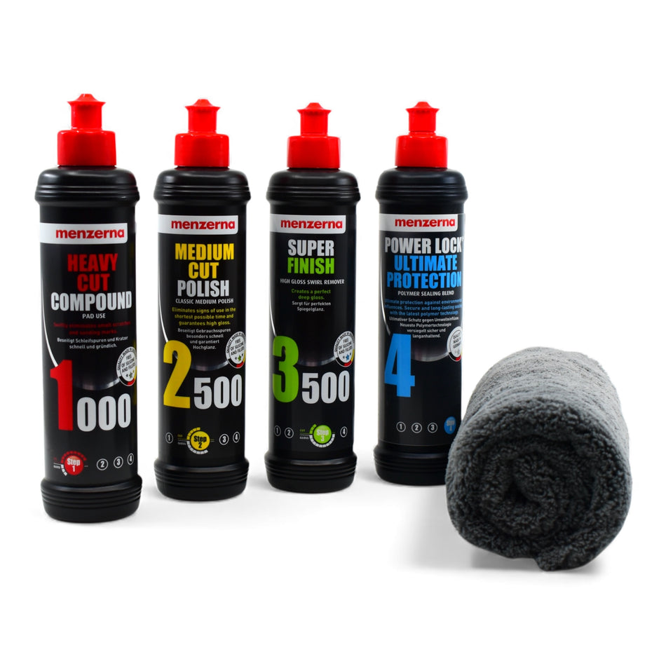 Menzerna Autopolitur Set 1000,2500,3500,4