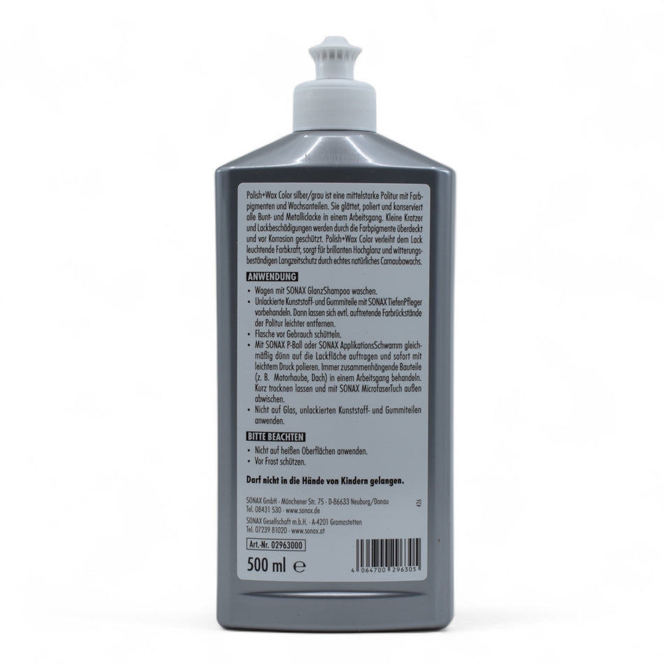 SONAX Polish+Wax Color silber/grau 500ml