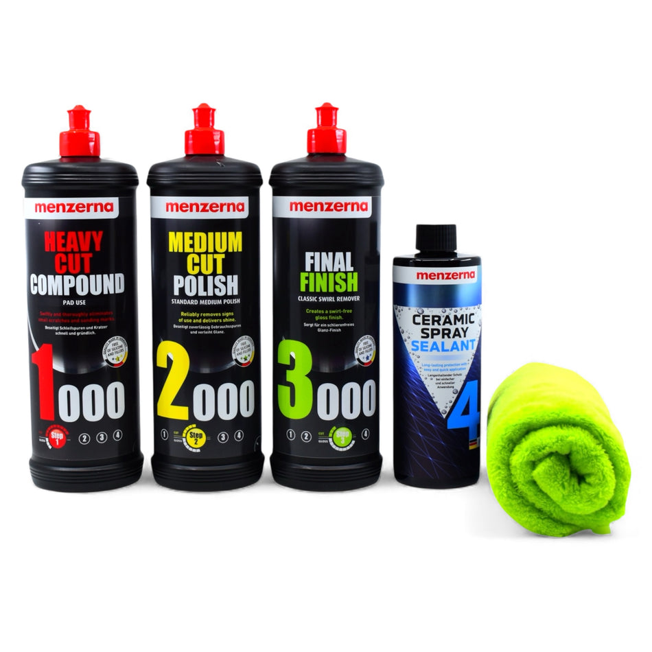 Menzerna 4-Schritt-System Set