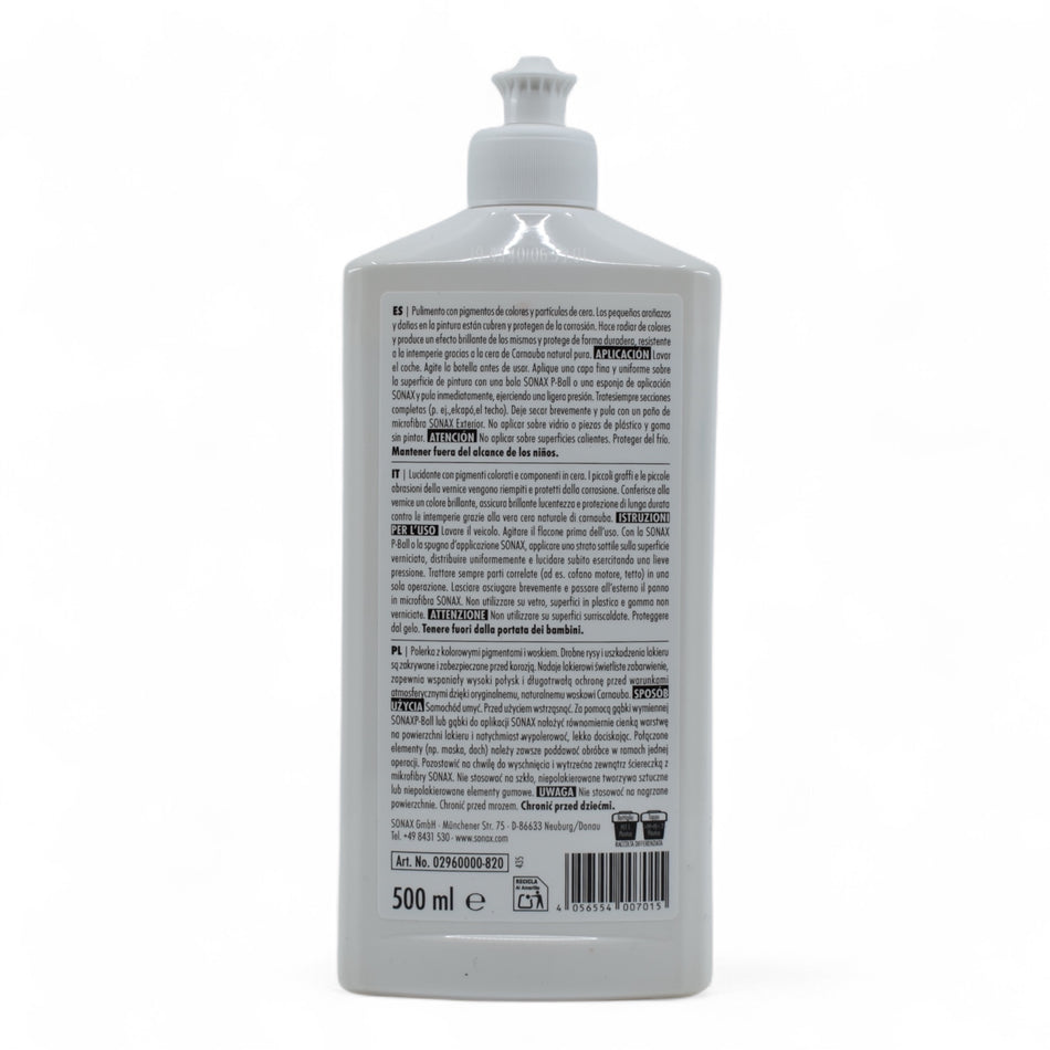 SONAX Polish+Wax Color weiß 500ml