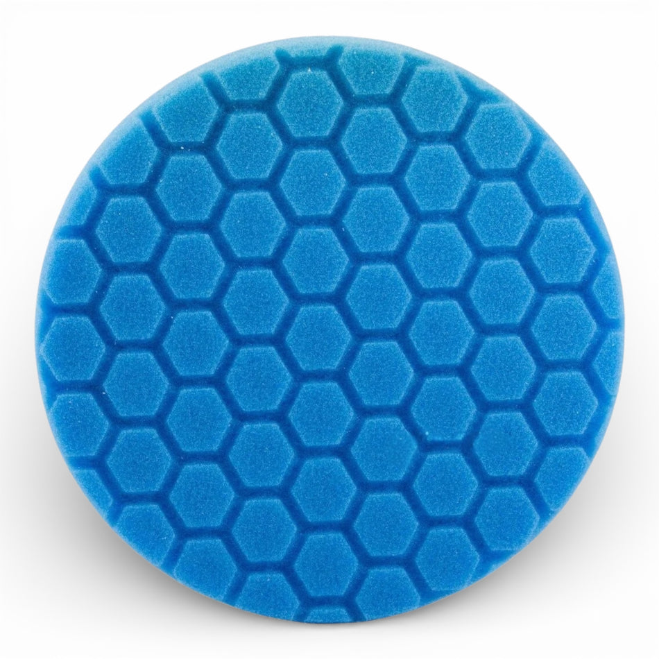 Polierpad Premium Hexagon Blau 125/135mm