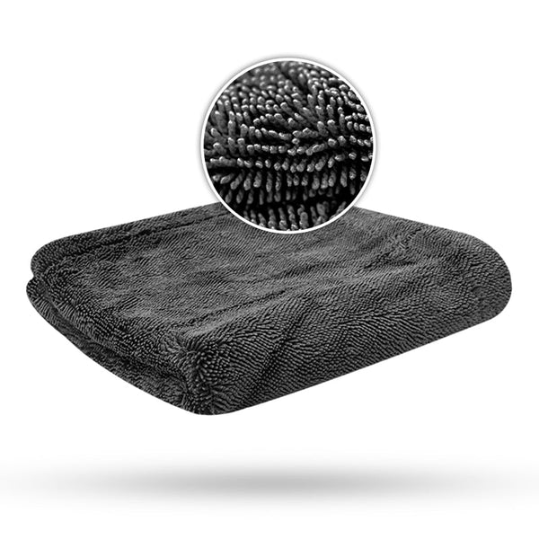 Liquid Elements Black Hole Trockentuch Grau 40x40cm 1300GSM