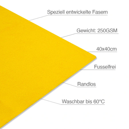 LIQUID ELEMENTS ERASER MIKROFASERTUCH 40X40CM 250GSM