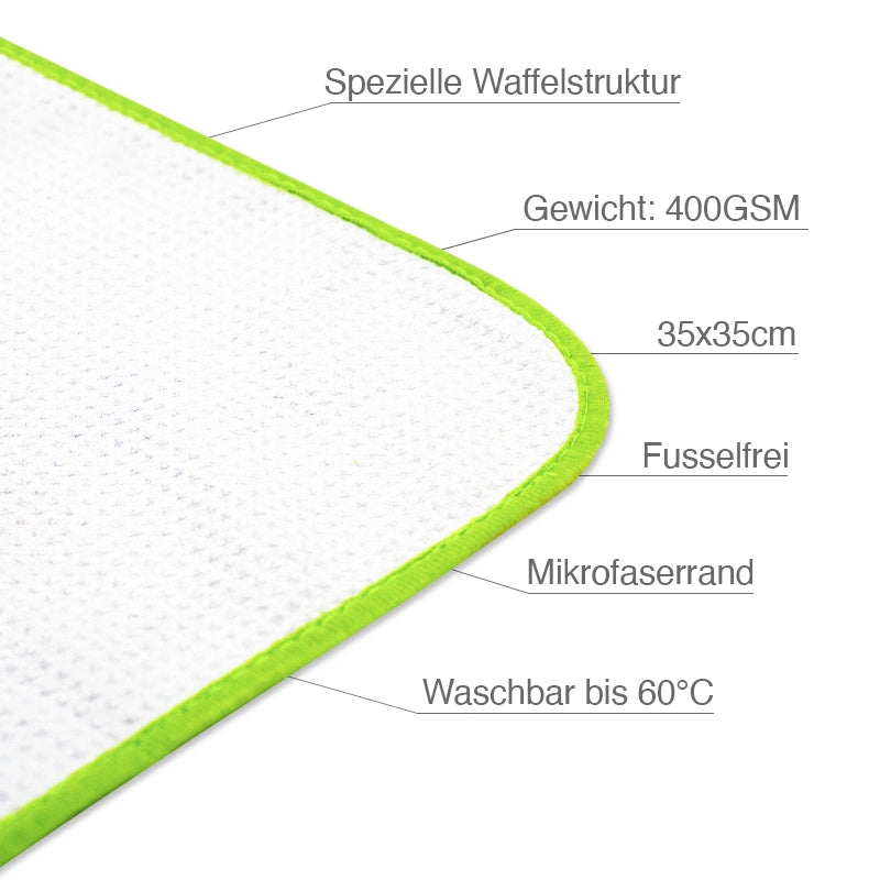 Liquid Elements Scheibenreinigungstuch Streak Buster 35x35cm 400GSM