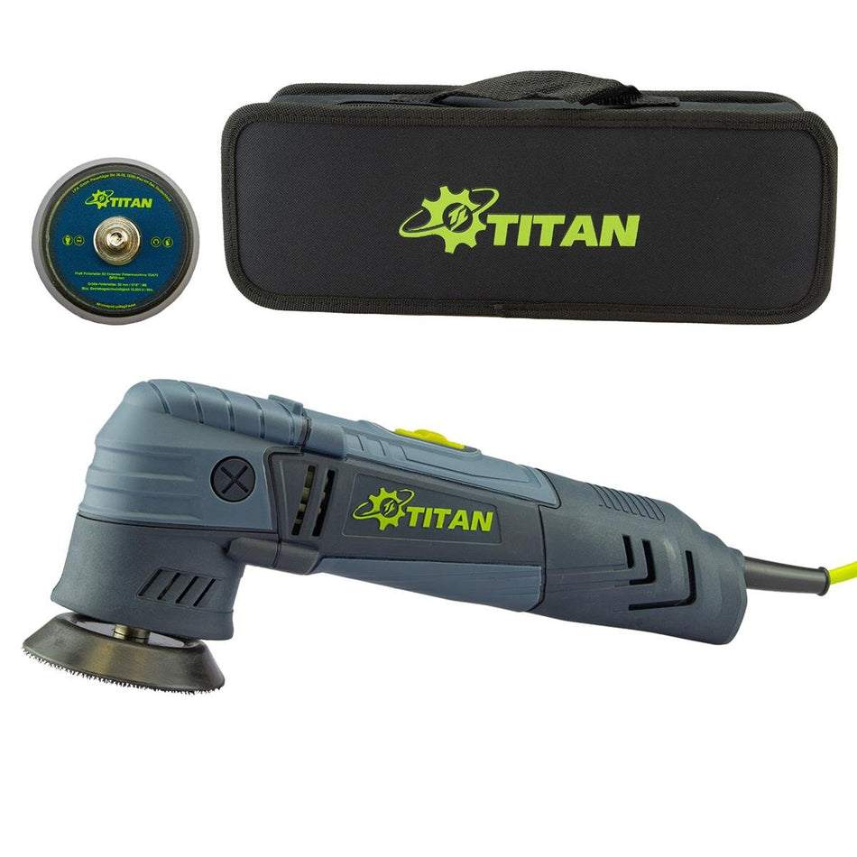 Titan Exzenter Spot Repair Poliermaschine TDA75 mit 75mm & 50mm Polierteller