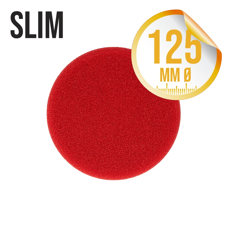 Liquid Elements Pad Man V2 Slim Polierpad 125mm rot