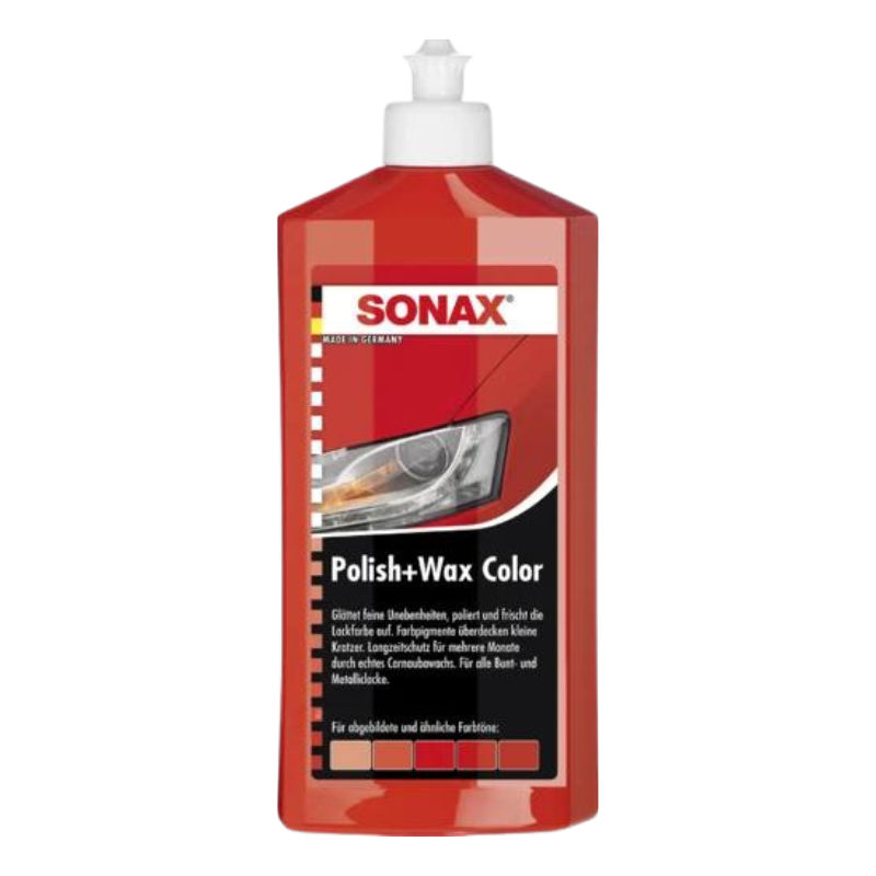 SONAX Polish+Wax Color rot 500ml