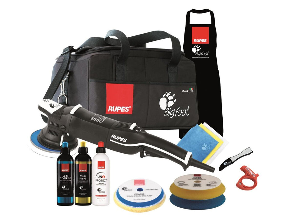 Rupes Exzenter Poliermaschine LHR21 Mark III Luxus Kit D-A Polierset  