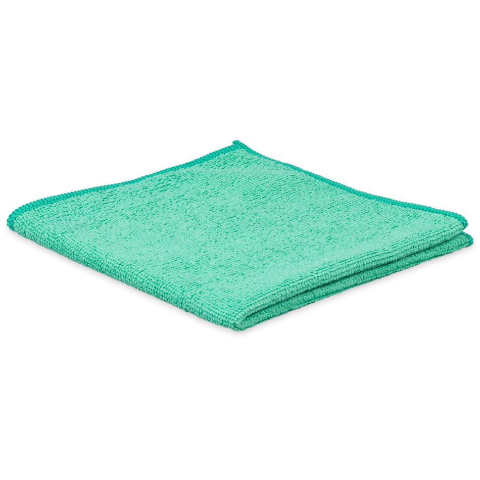 Premium Mikrofaser Poliertuch Grün für Reinigung und Lackpflege 38x38cm 200GSM