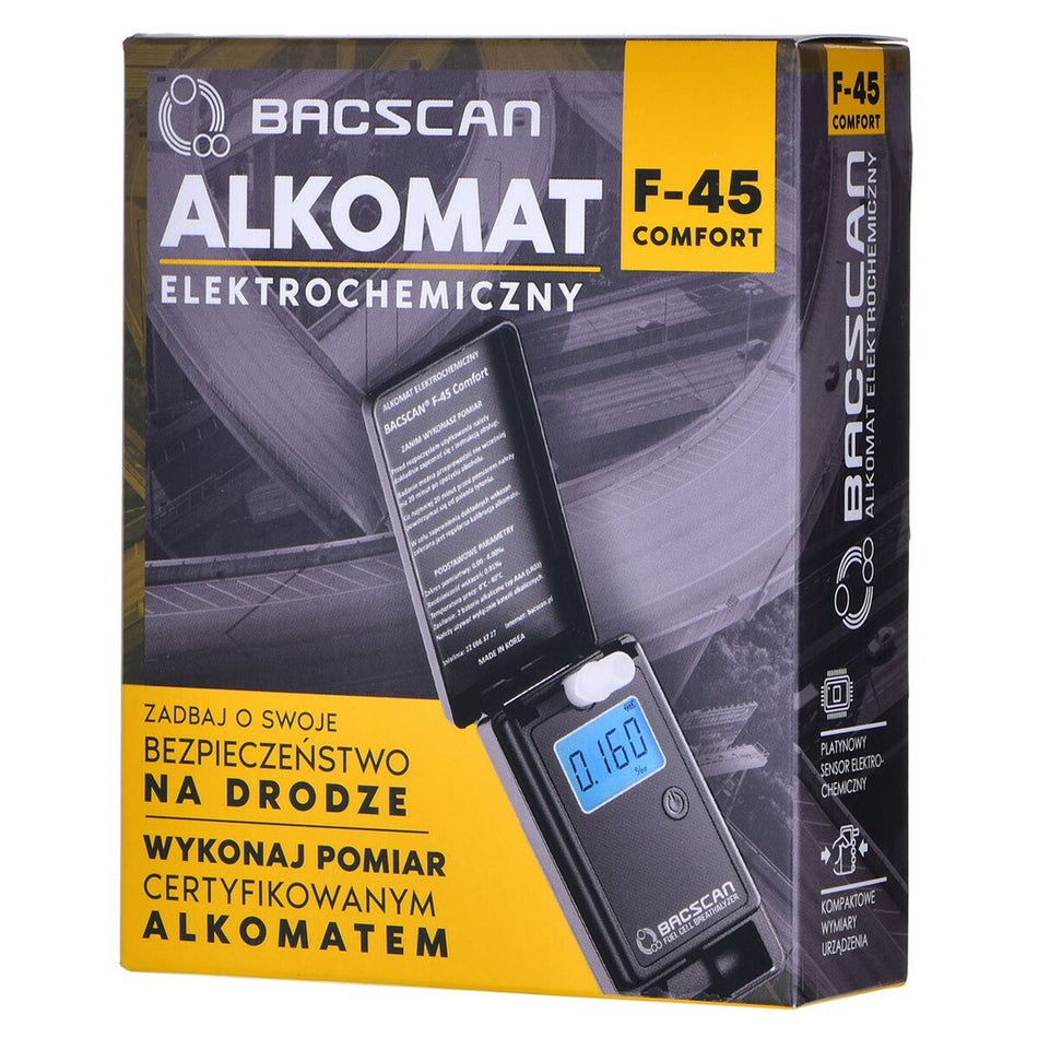 Tech Alkoholmeter Bacscan F-45 Comfort Schwarz