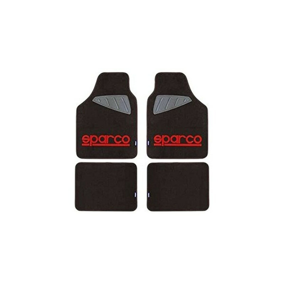 Auto-Fußmatten-Set Sparco SPC1903 Universal Schwarz/Rot (4 pcs)