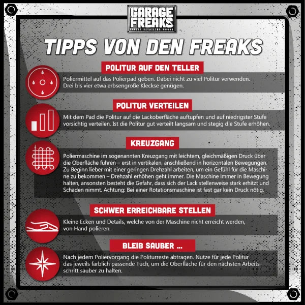 Garage Freaks Polish &amp; Wax Made By Menzerna-250 Ml