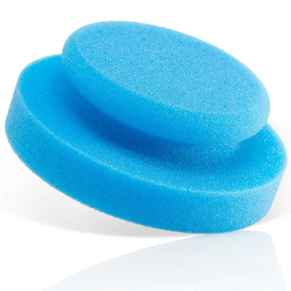 Éponge de polissage à main KONJUHI - Mousse Coupe Moyenne, XL, Bleu, Ø 130/50Mm 