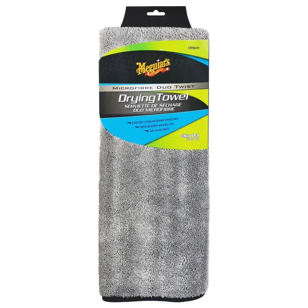 Serviette de séchage pour voiture Meguiar's Duo Twist 50 cm x 90 cm, 1200 g/m²