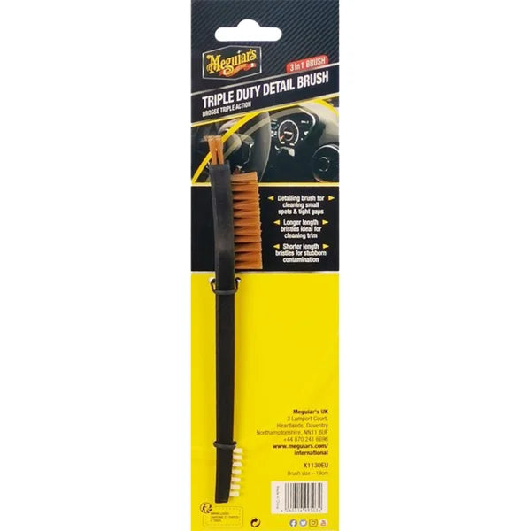 Brosse de détail de voiture triple usage Meguiar's