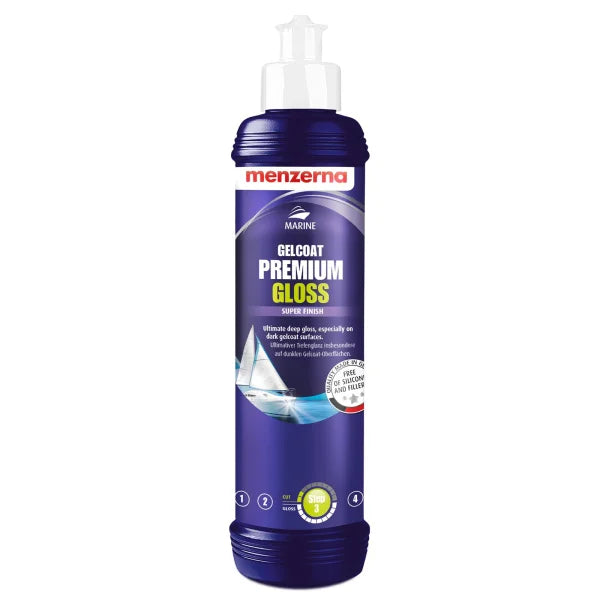 Menzerna Gelcoat Premium Gloss - Hochglanz Bootpolitur - 250 ml